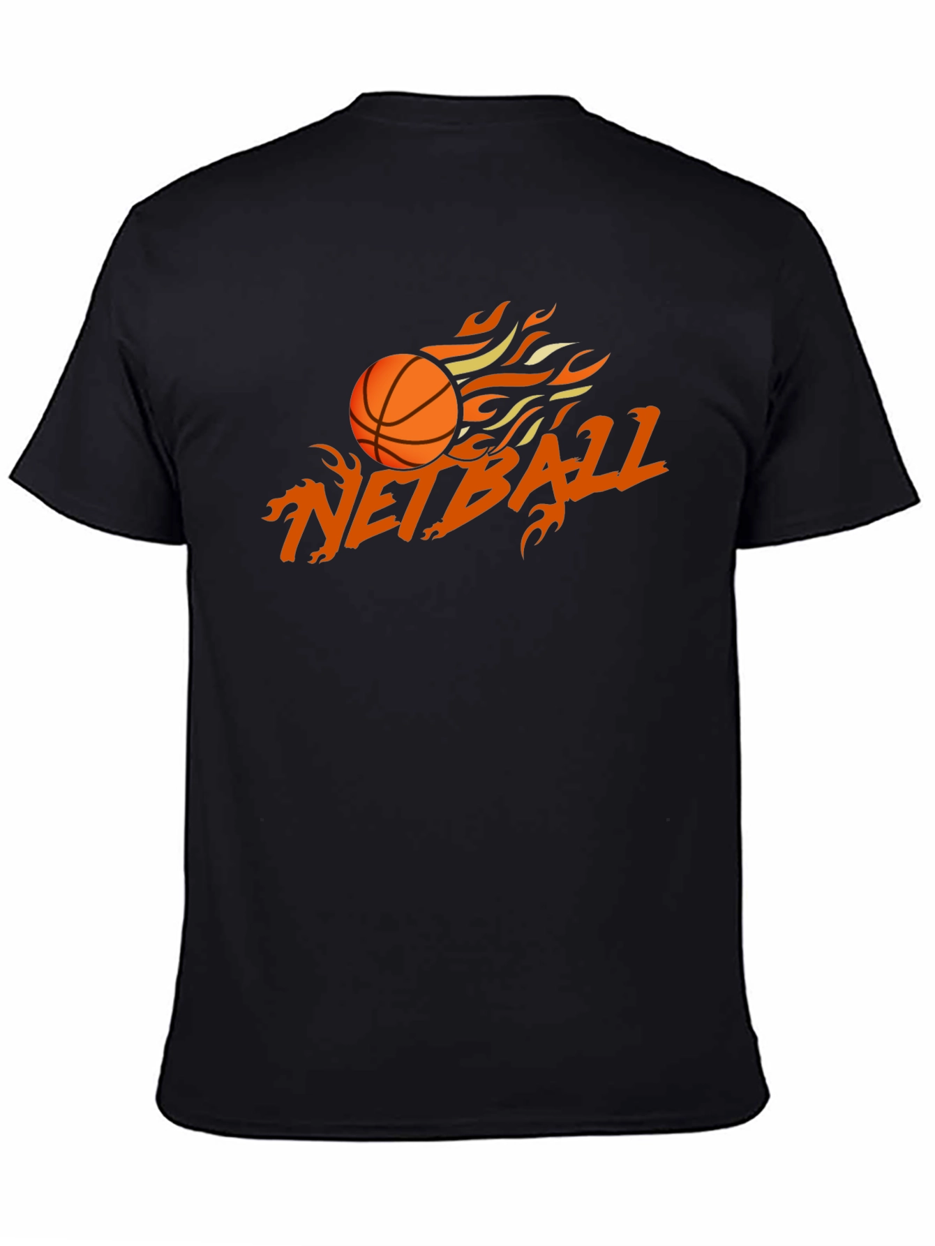 Netball Flame Graphic T-Shirt