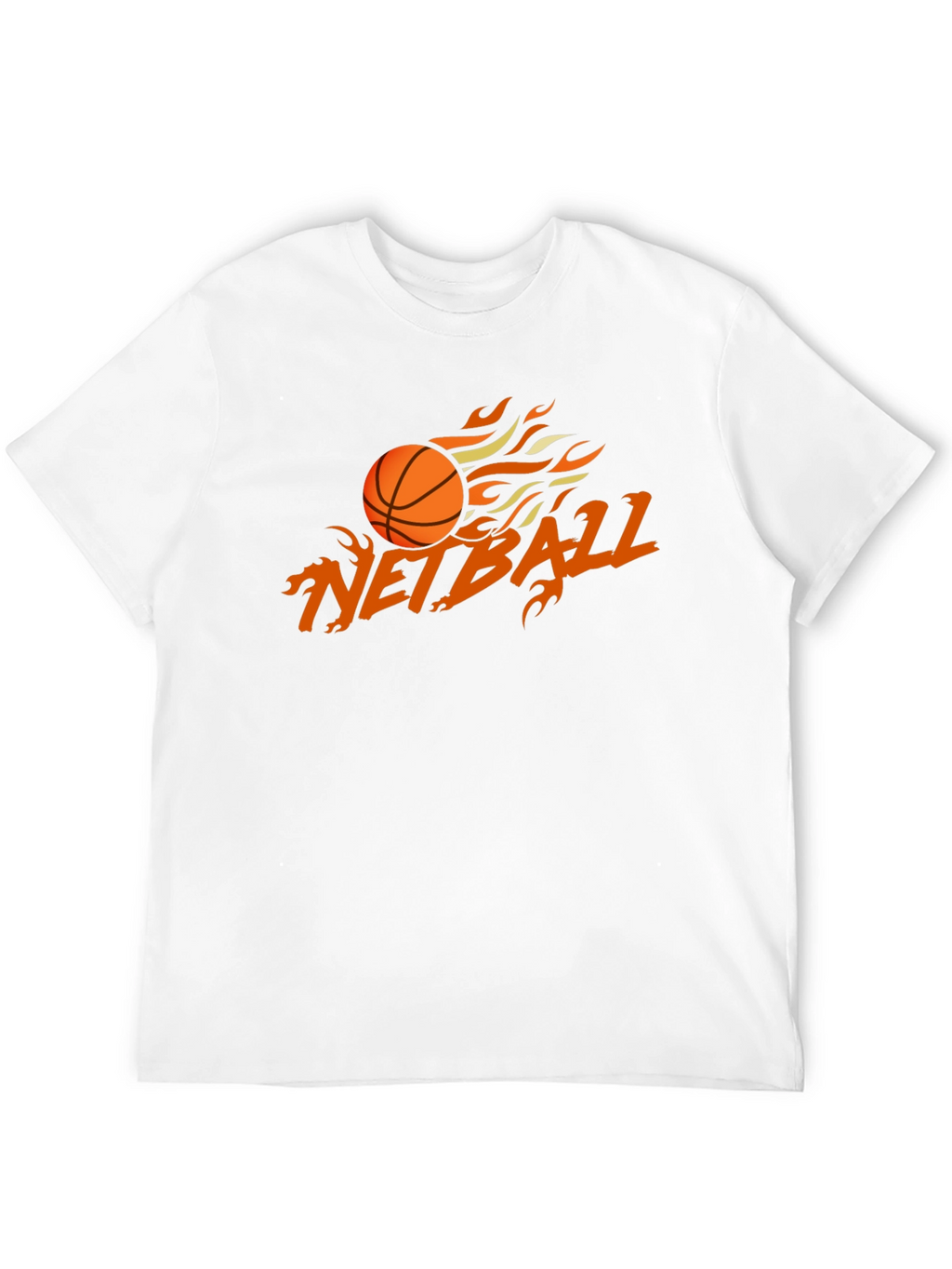 Netball Flame Graphic T-Shirt