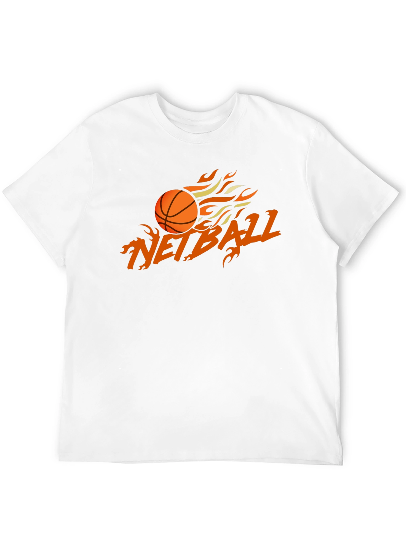 Netball Flame Graphic T-Shirt