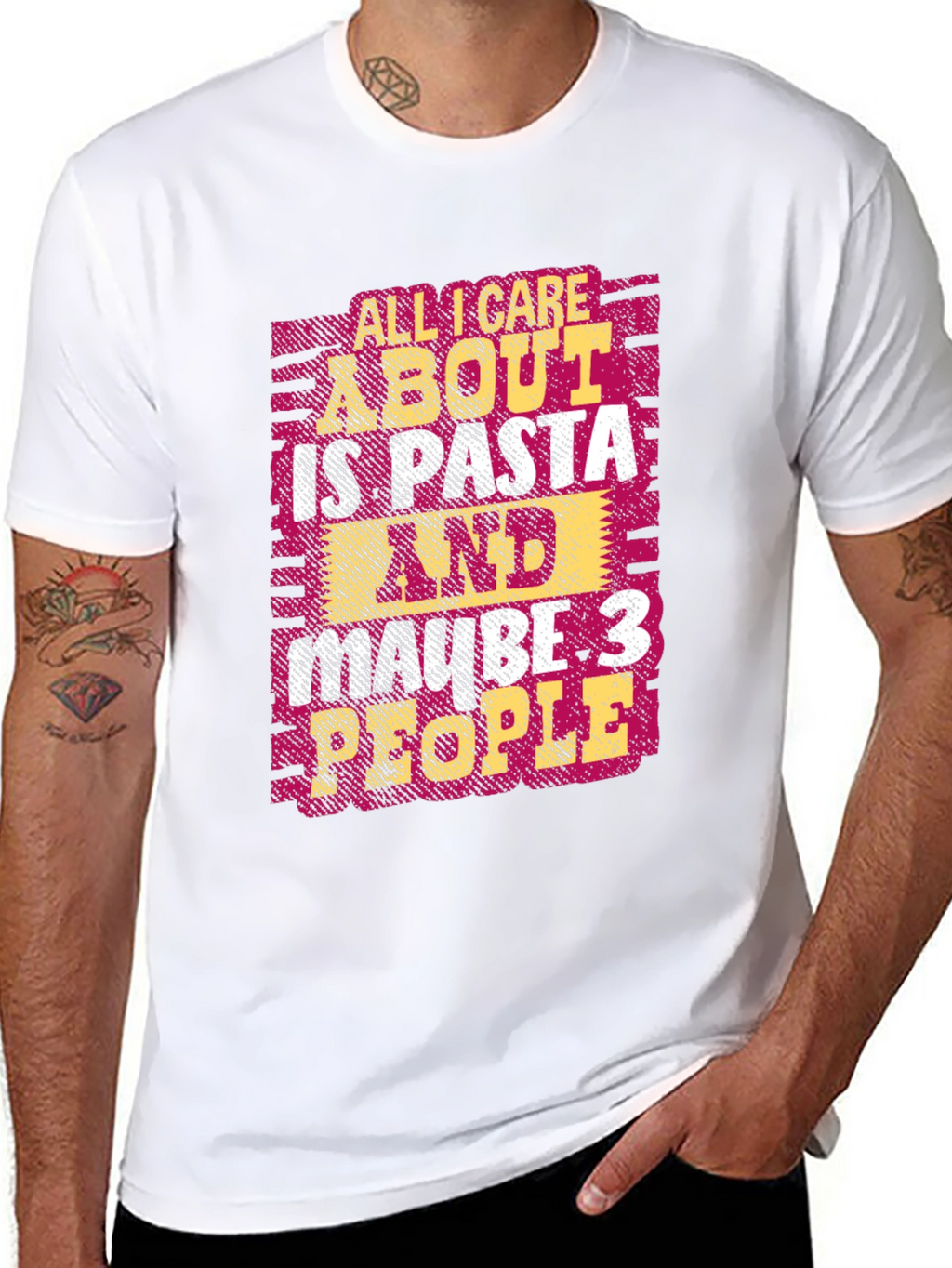 Pasta Lover T-Shirt - Funny Graphic Tee