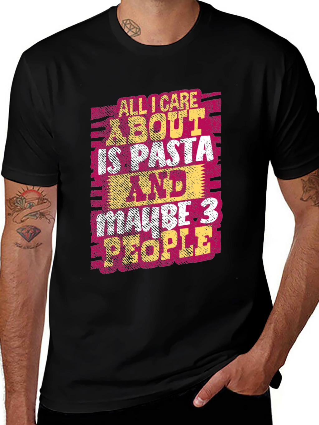 Pasta Lover T-Shirt - Funny Graphic Tee
