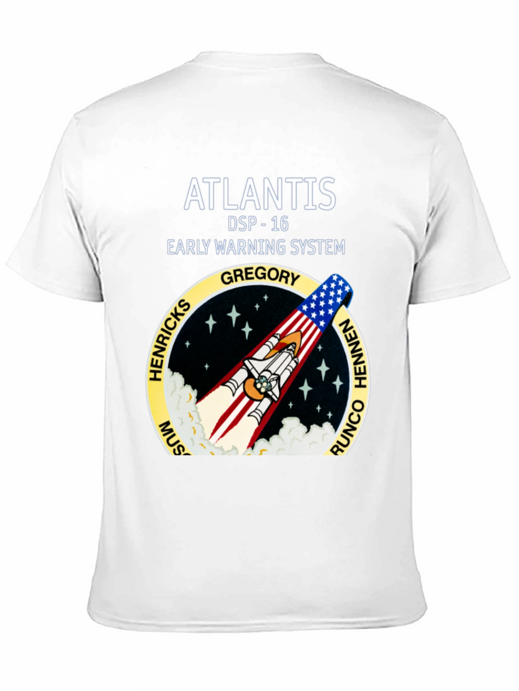 Atlantis DSP-16 Early Warning System T-Shirt