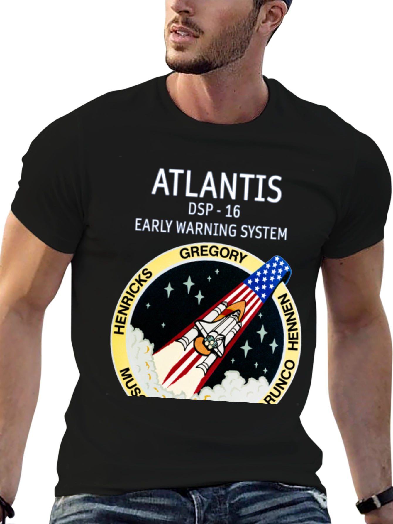 Atlantis DSP-16 Early Warning System T-Shirt