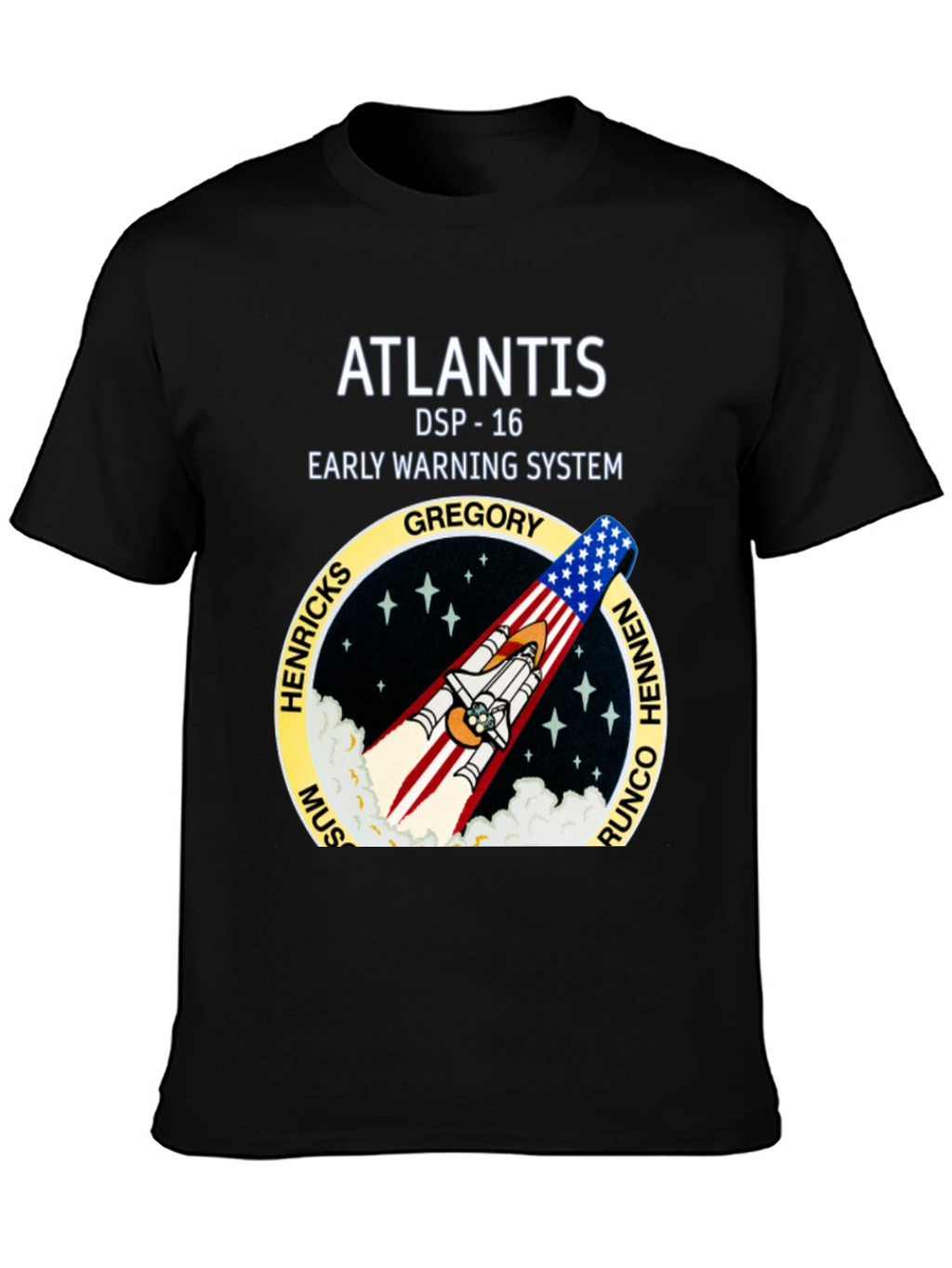 Atlantis DSP-16 Early Warning System T-Shirt