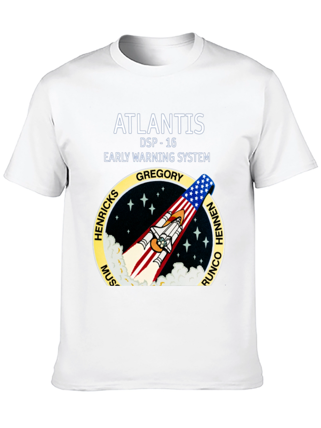 Atlantis DSP-16 Early Warning System T-Shirt