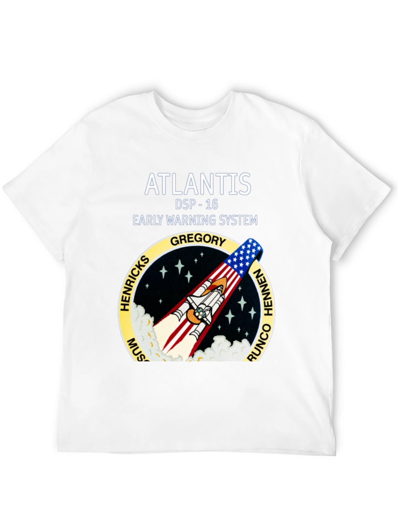 Atlantis DSP-16 Early Warning System T-Shirt
