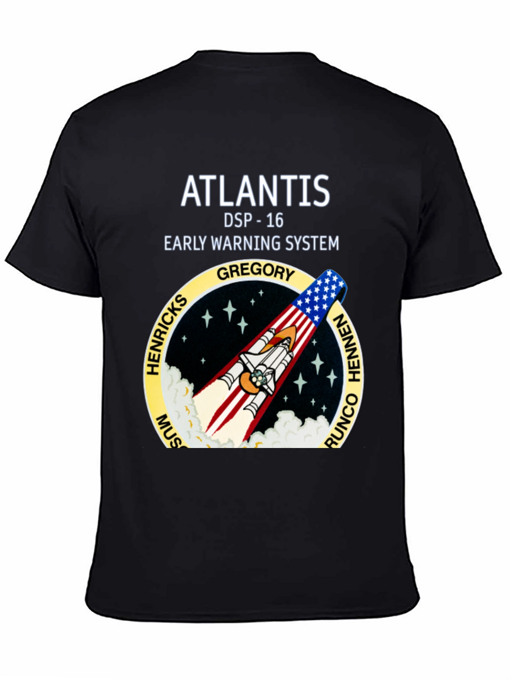 Atlantis DSP-16 Early Warning System T-Shirt