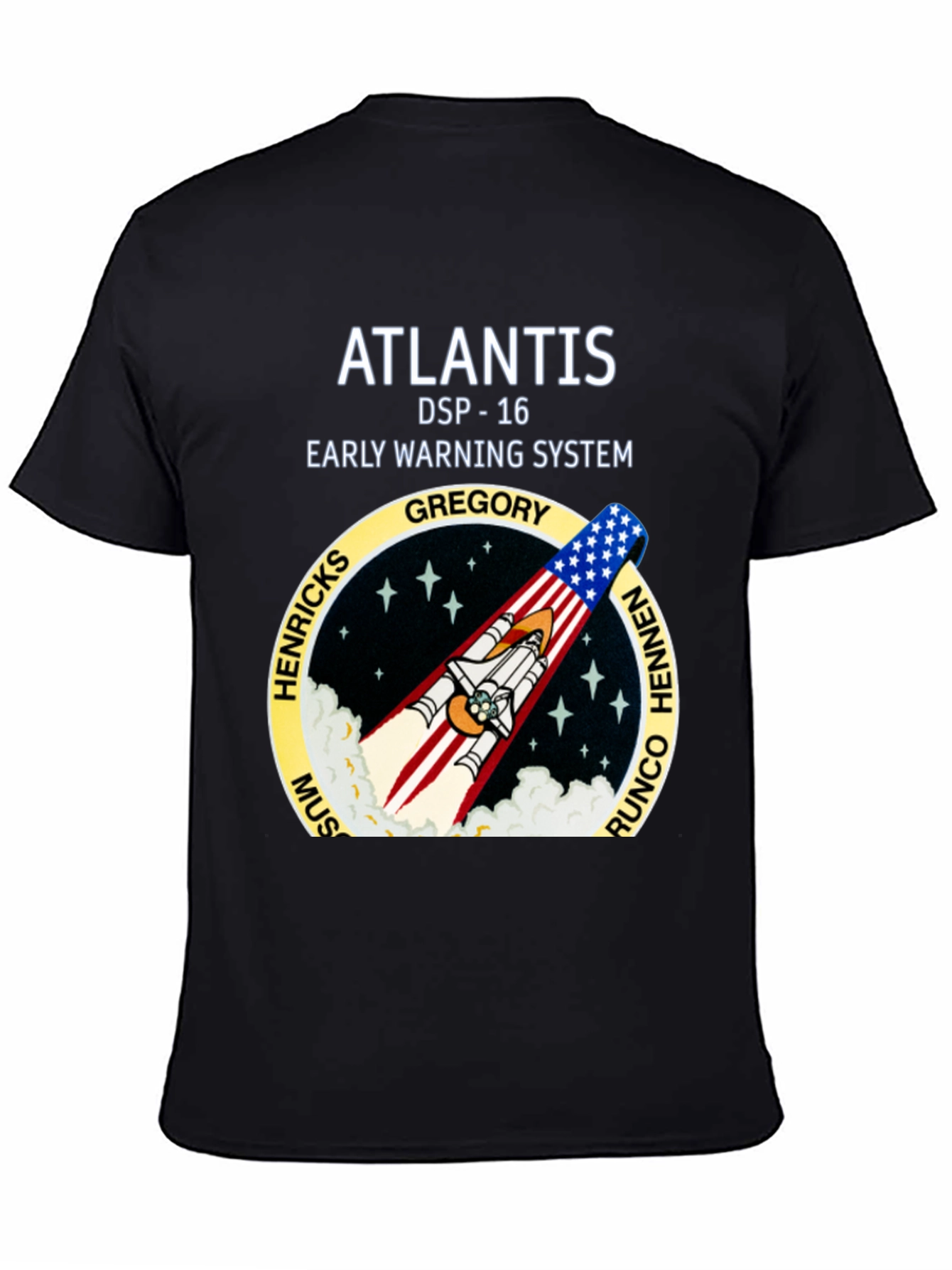 Atlantis DSP-16 Early Warning System T-Shirt