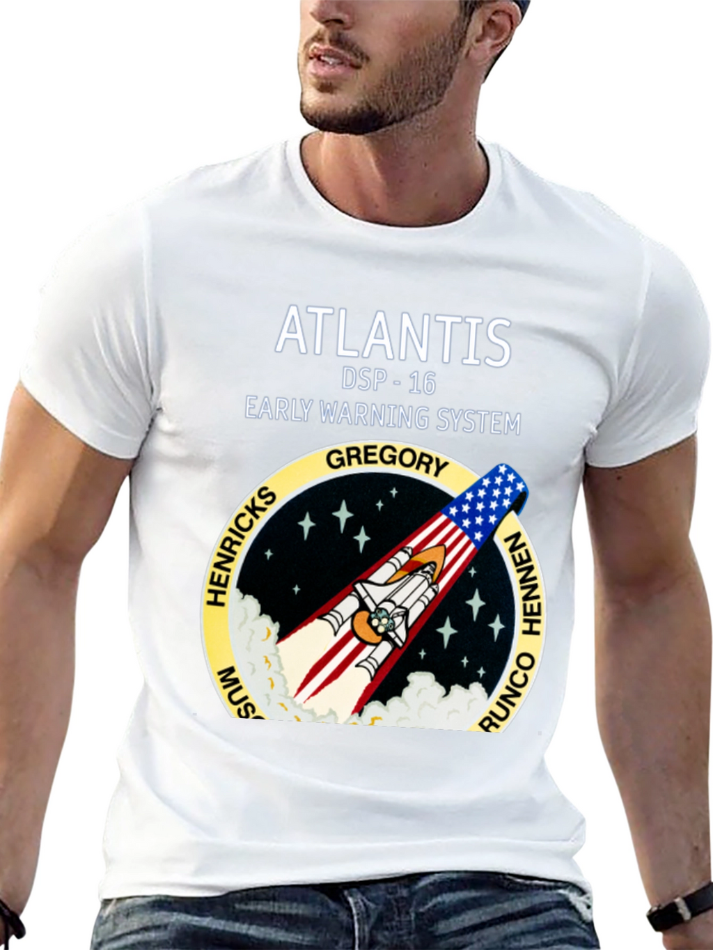 Atlantis DSP-16 Early Warning System T-Shirt