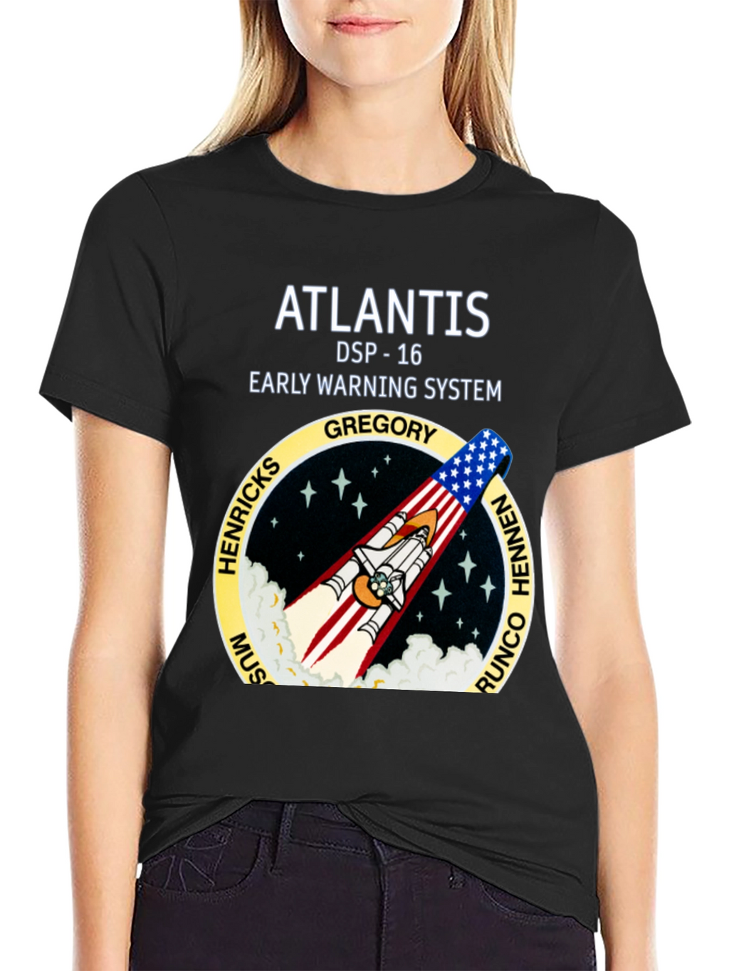 Atlantis DSP-16 Early Warning System T-Shirt