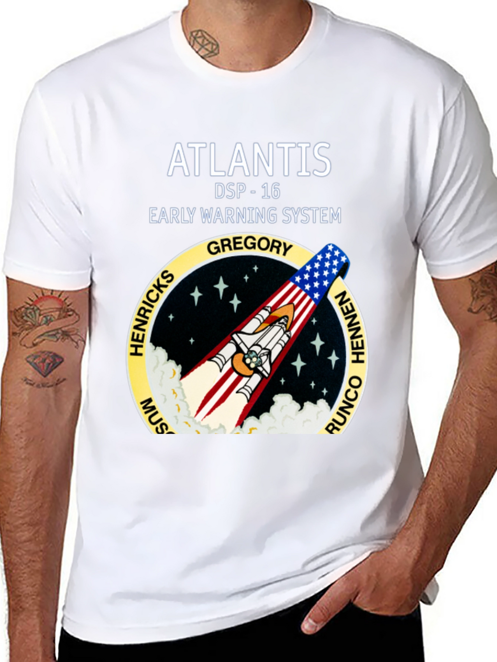 Atlantis DSP-16 Early Warning System T-Shirt