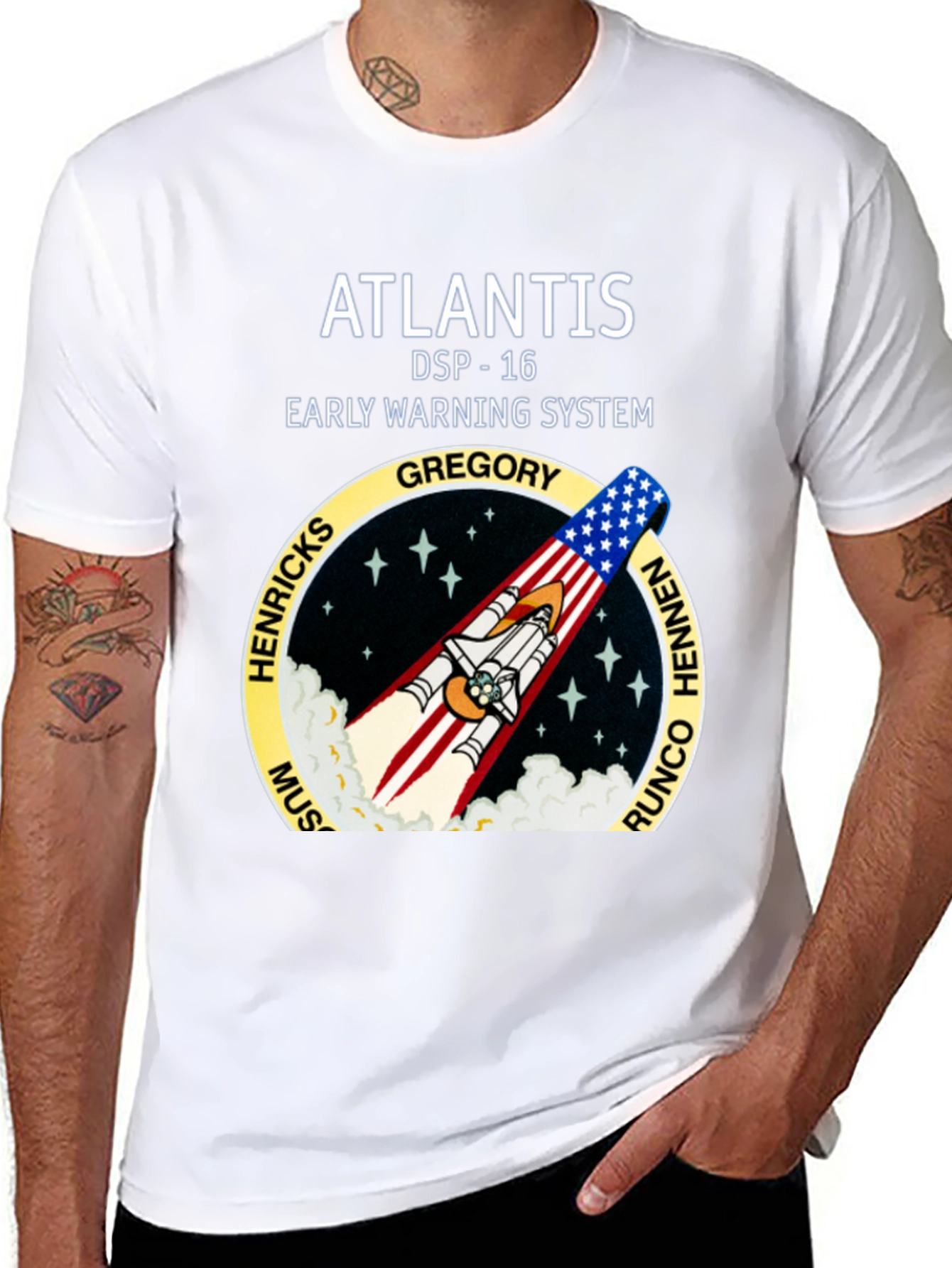 Atlantis DSP-16 Early Warning System T-Shirt