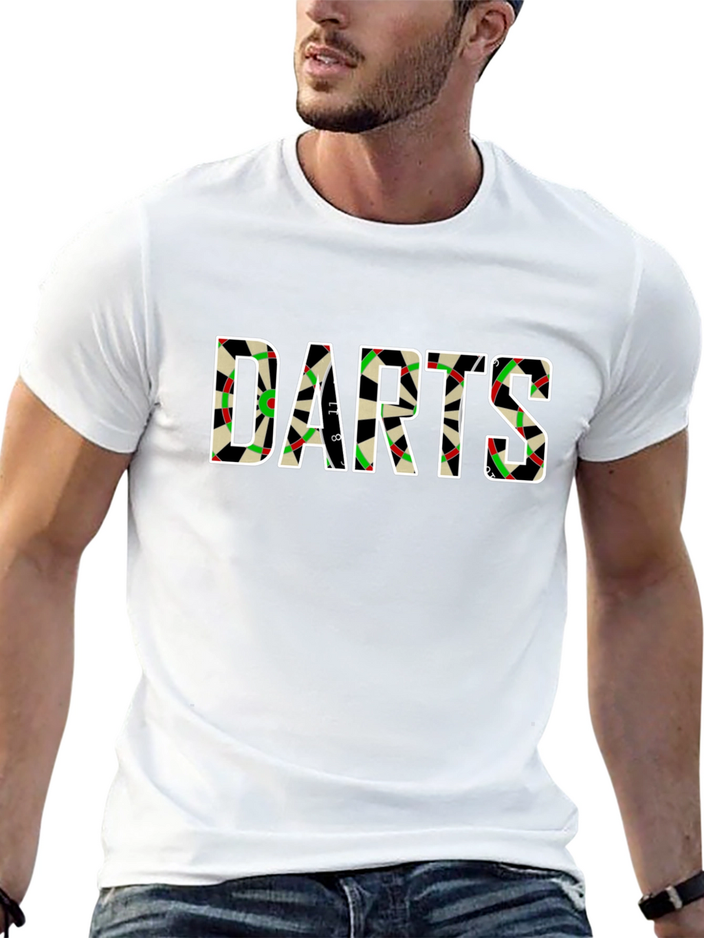 Darts Board Graphic Tee - Stylish Darts Lover Shirt