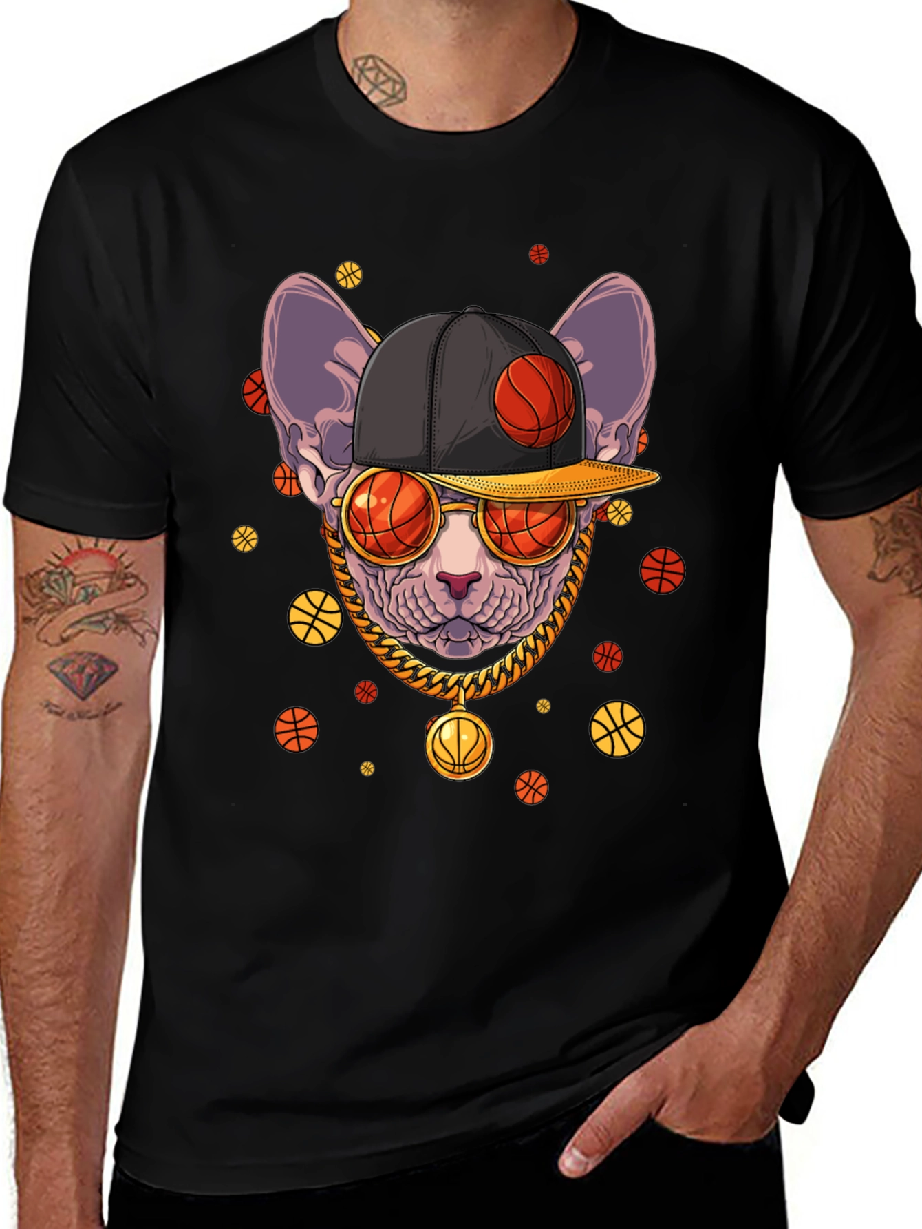 Cool Cat Basketball T-Shirt