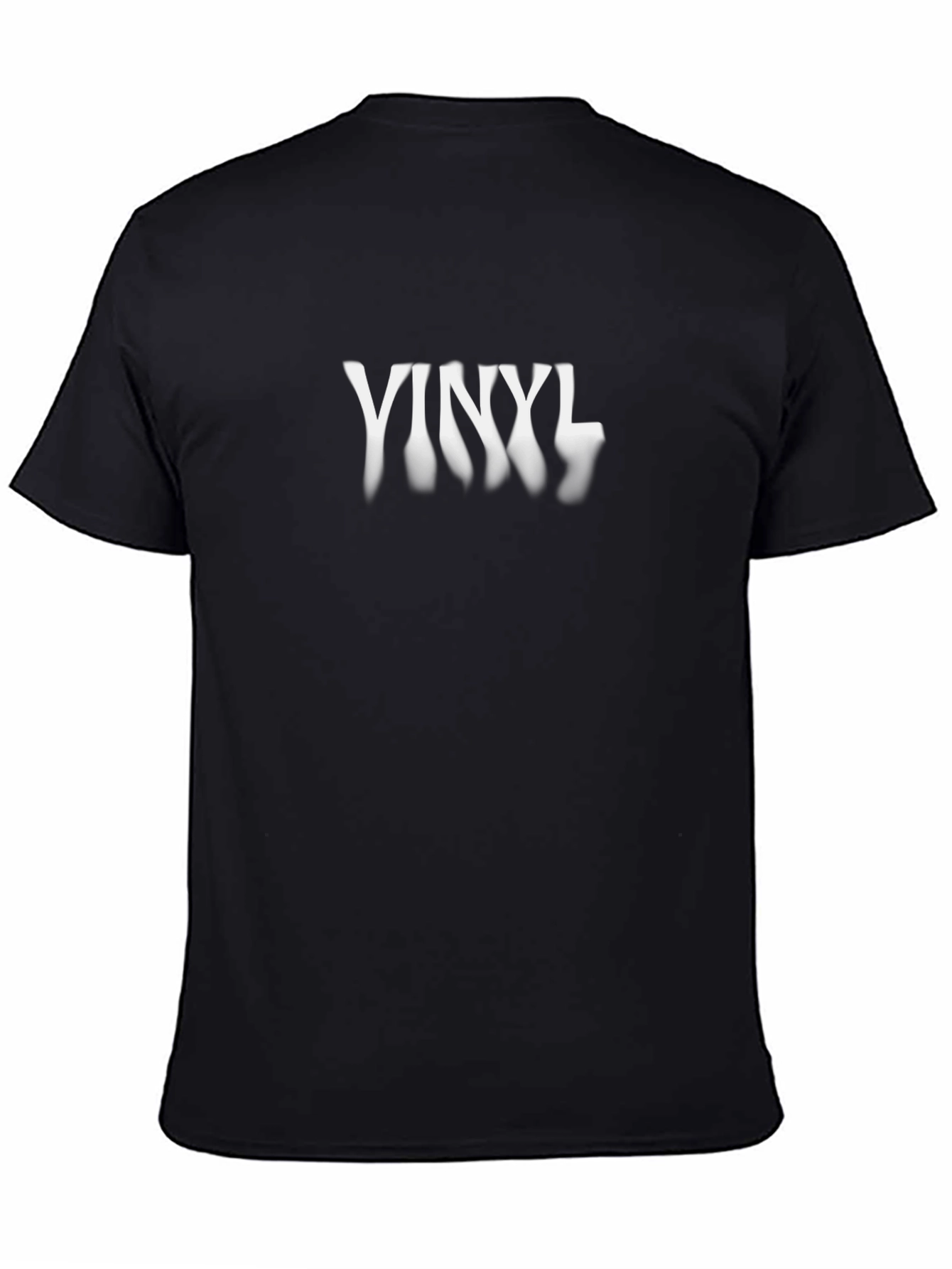 Vinyl Graphic Black T-Shirt - Cool Music Tee