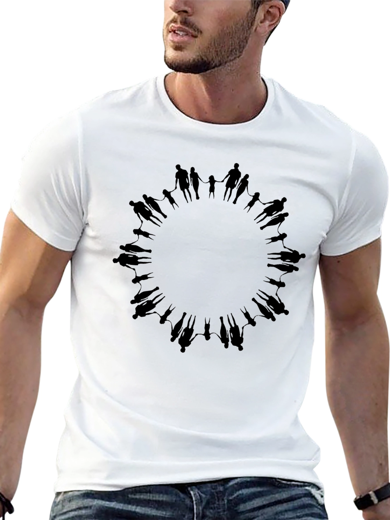 Unity Circle Graphic Tee - Black
