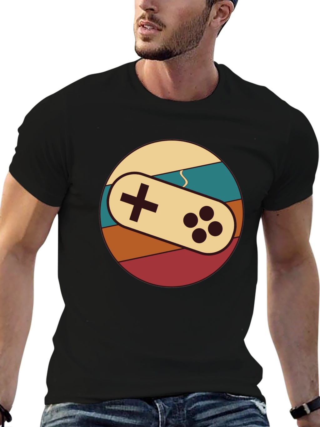 Retro Gamer T-Shirt - Classic Controller Design
