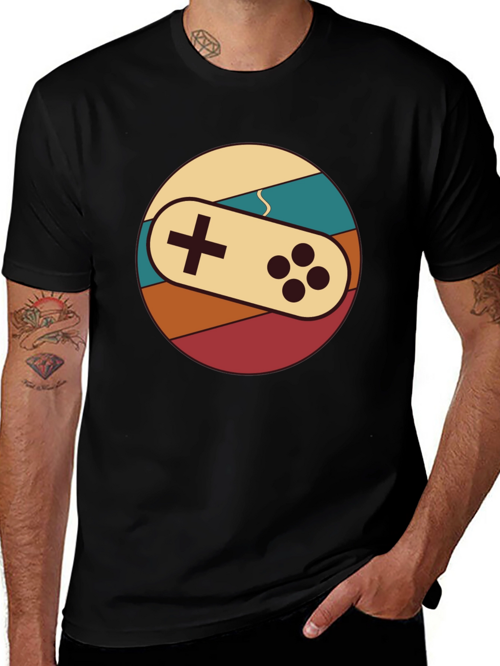 Retro Gamer T-Shirt - Classic Controller Design