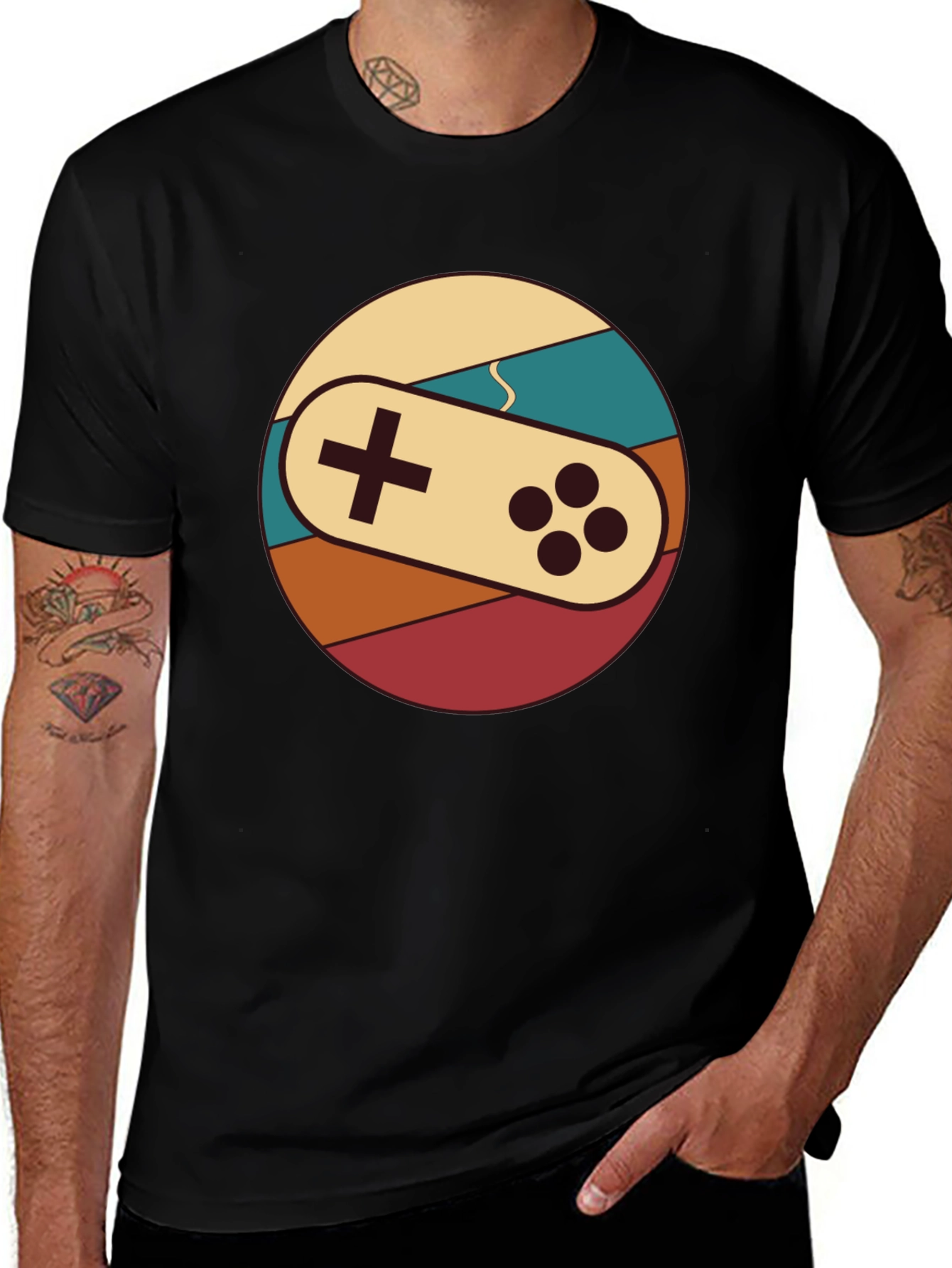 Retro Gamer T-Shirt - Classic Controller Design