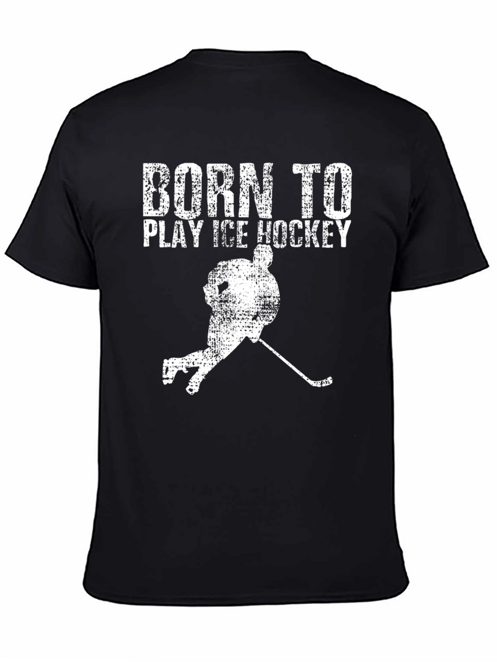 Born to Play Ice Hockey Graphic Tee