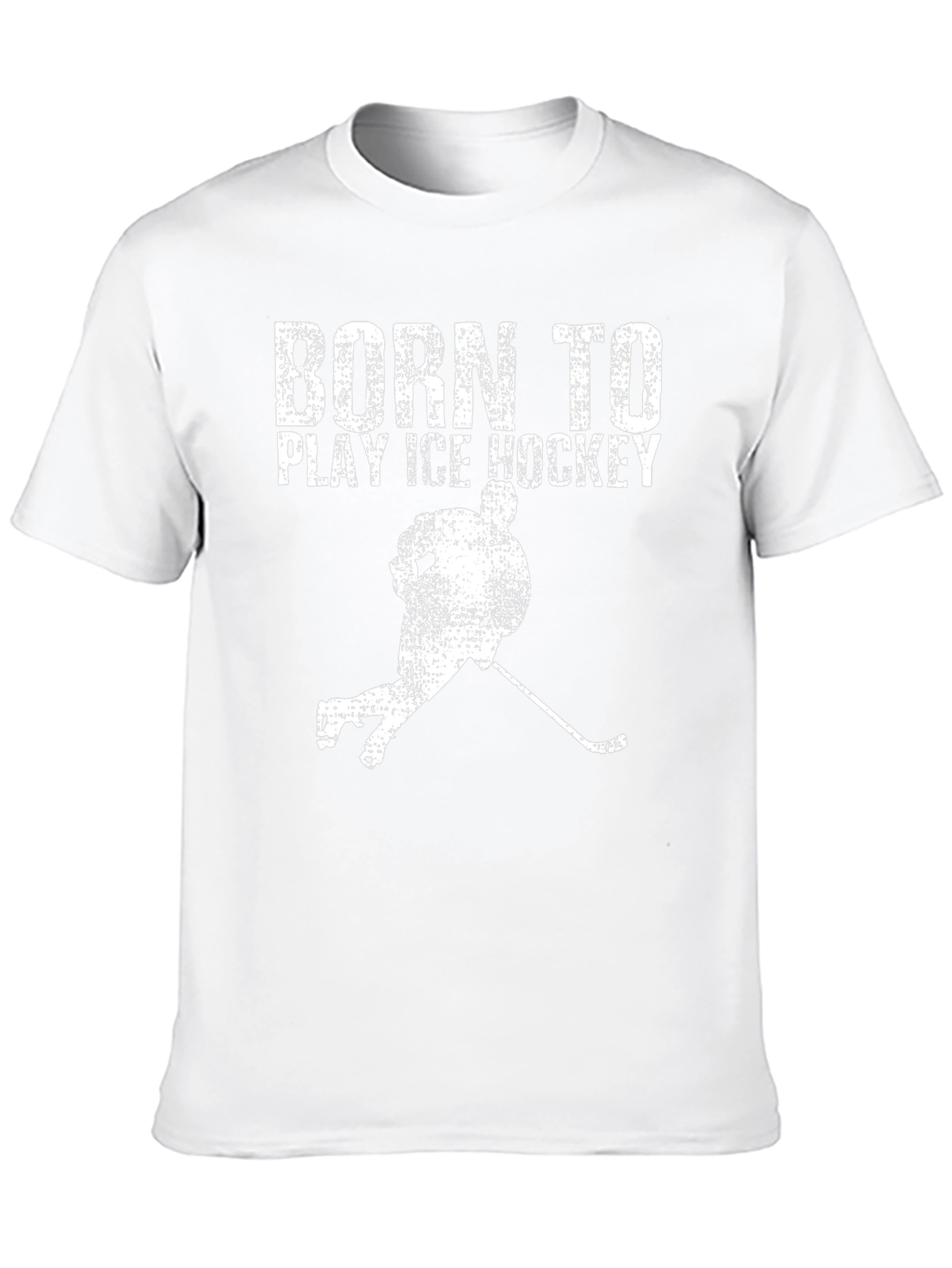 Born to Play Ice Hockey Graphic Tee