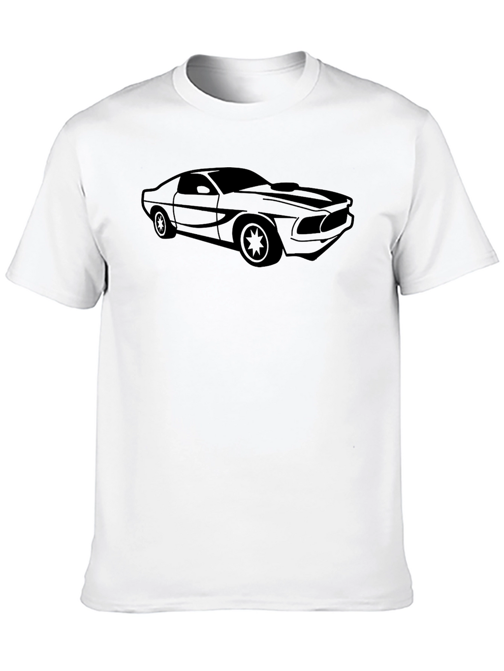 Classic Car Graphic Tee - Black