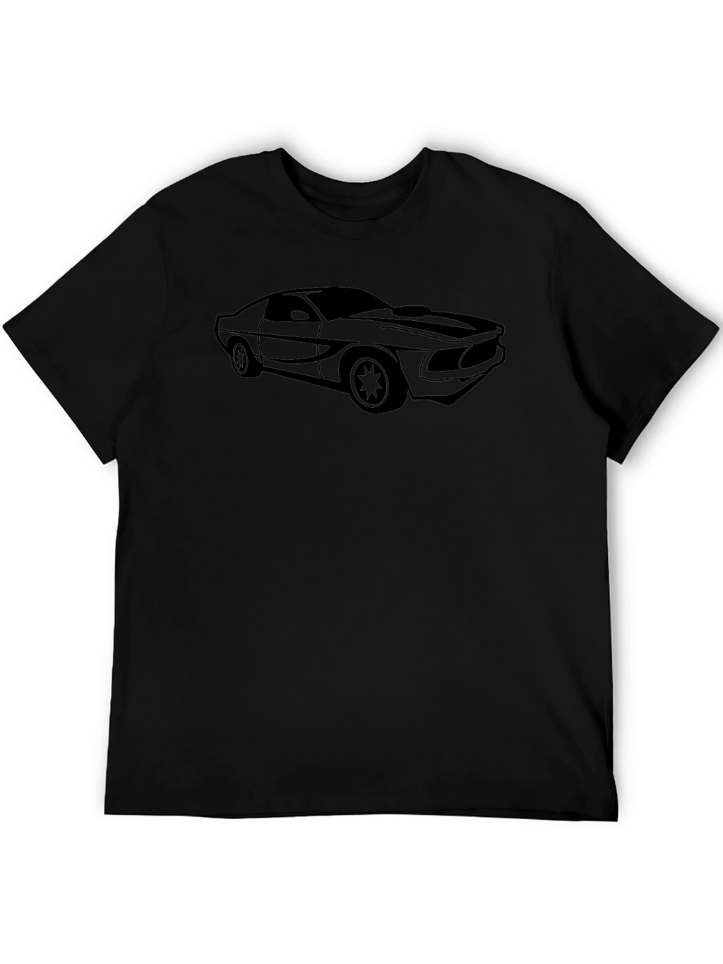 Classic Car Graphic Tee - Black