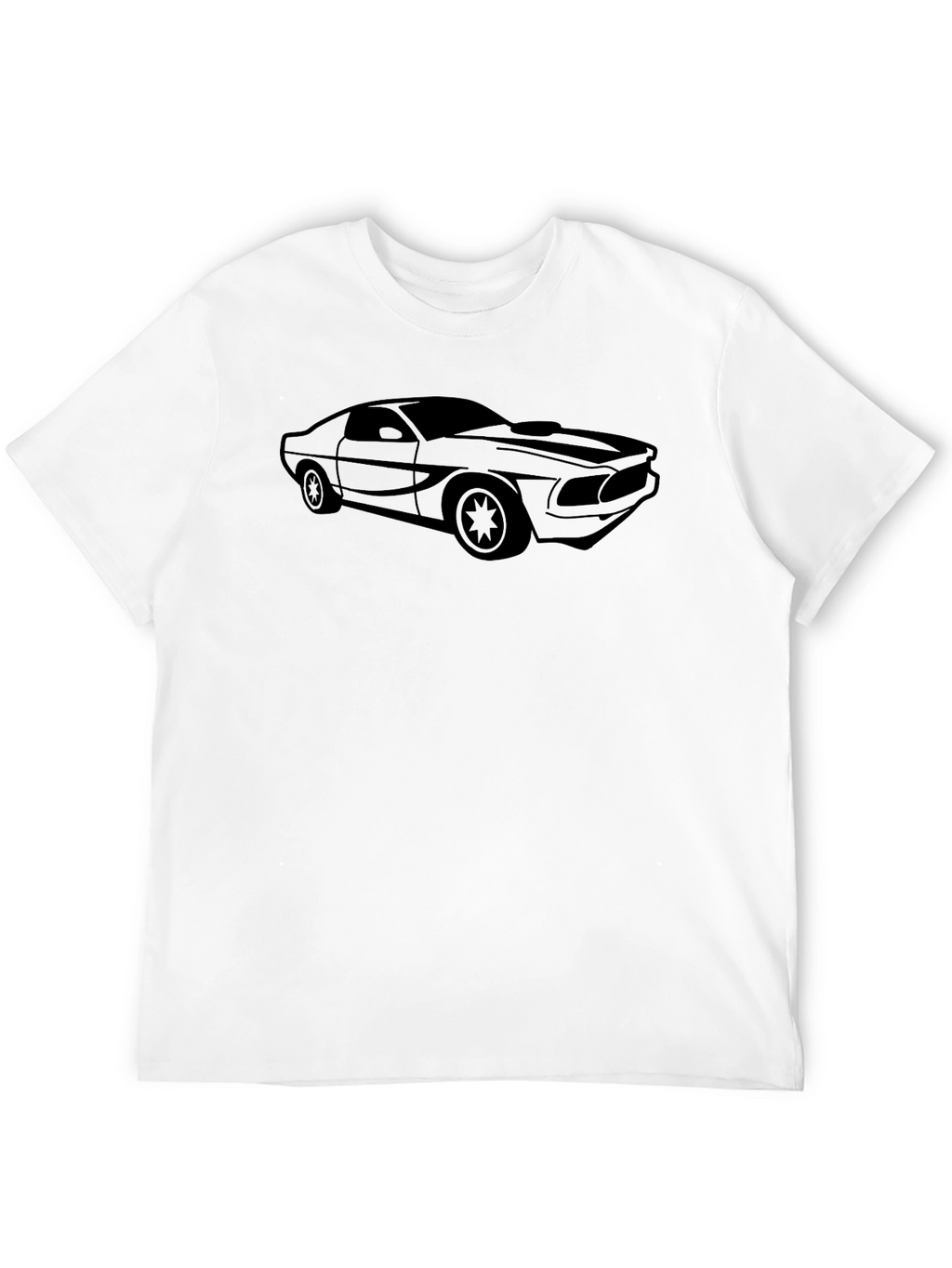 Classic Car Graphic Tee - Black