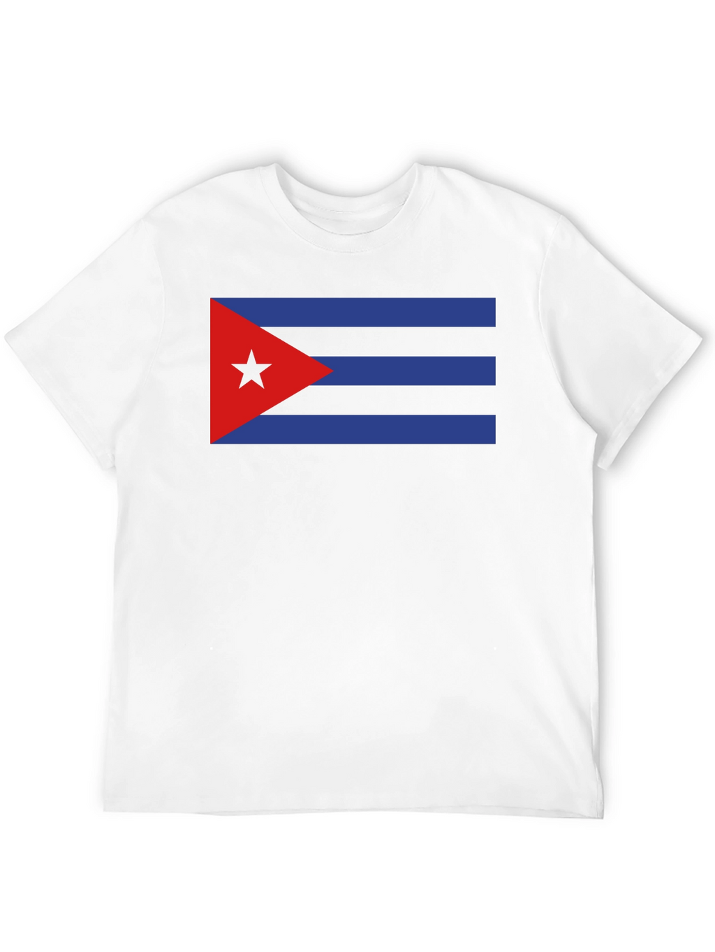 Cuban Pride T-Shirt - Black - Star & Stripes