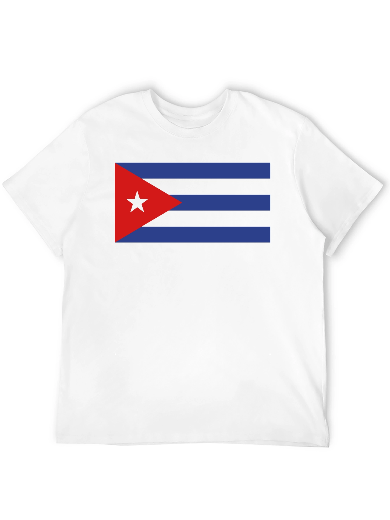 Cuban Pride T-Shirt - Black - Star & Stripes