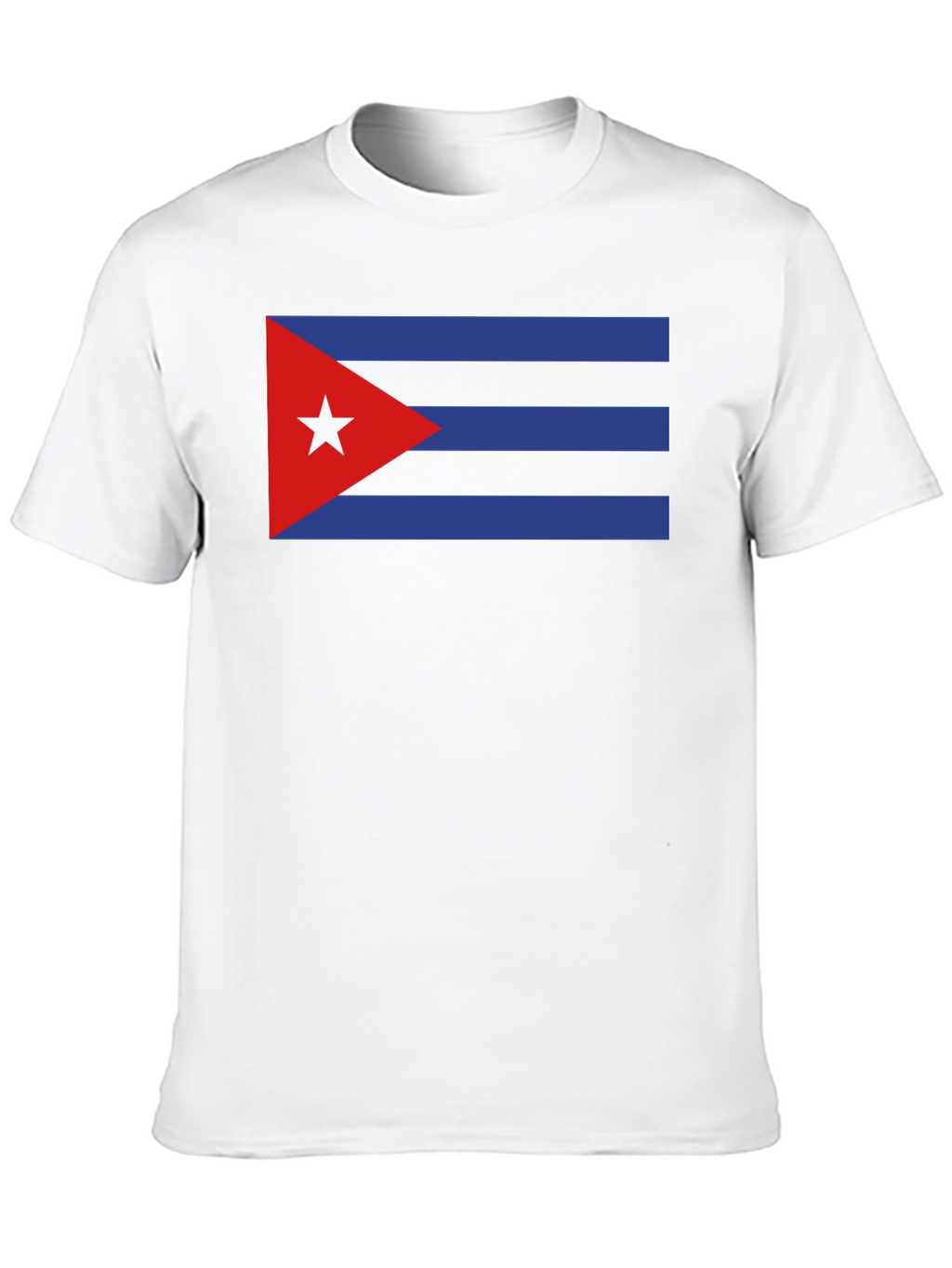 Cuban Pride T-Shirt - Black - Star & Stripes