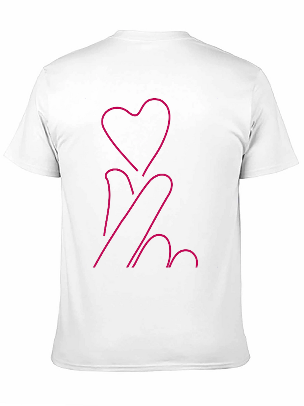 Heart Finger Symbol Tee - Express Your Love