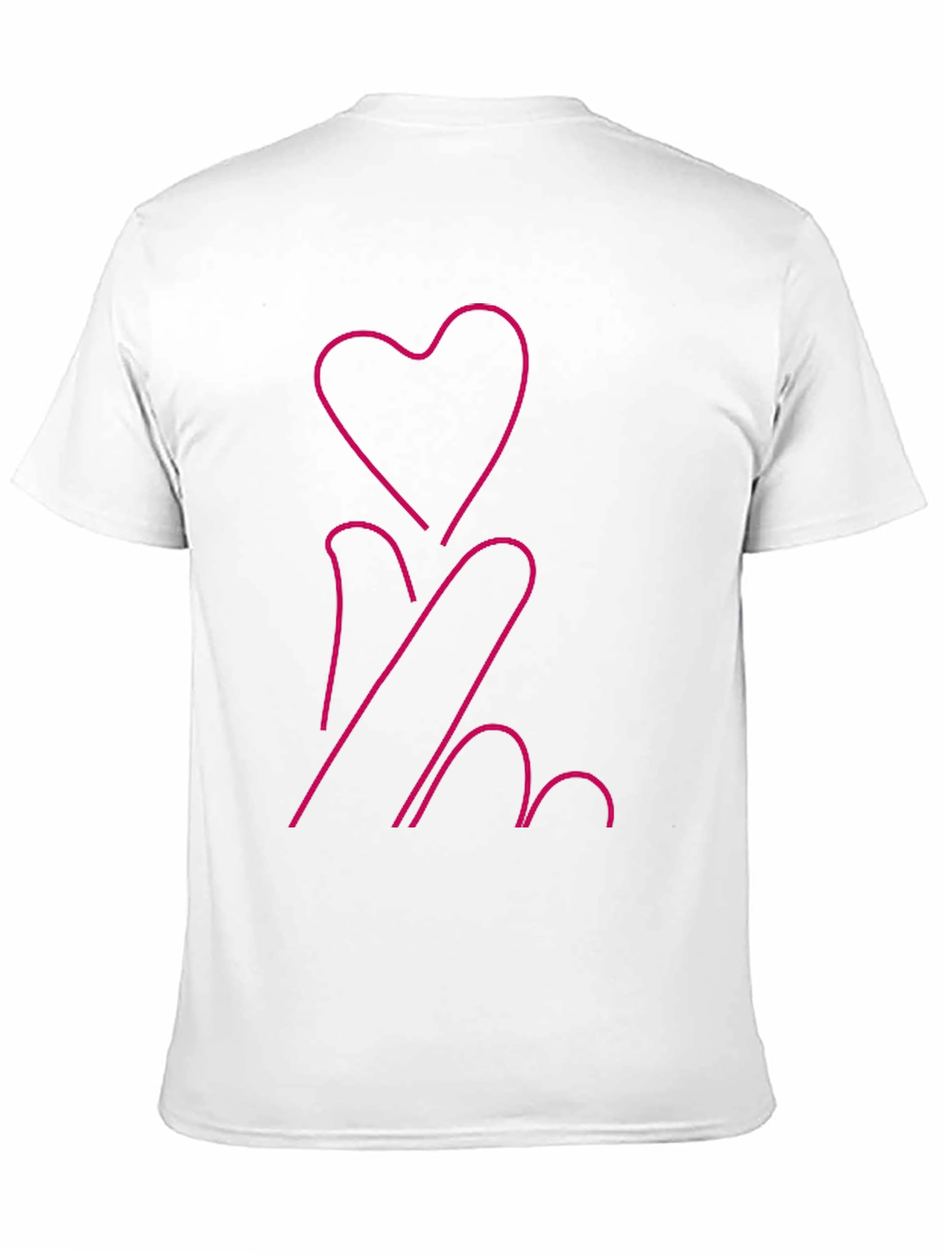 Heart Finger Symbol Tee - Express Your Love