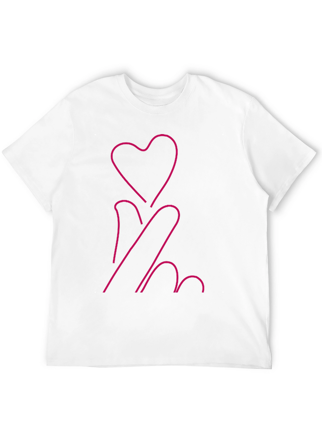 Heart Finger Symbol Tee - Express Your Love