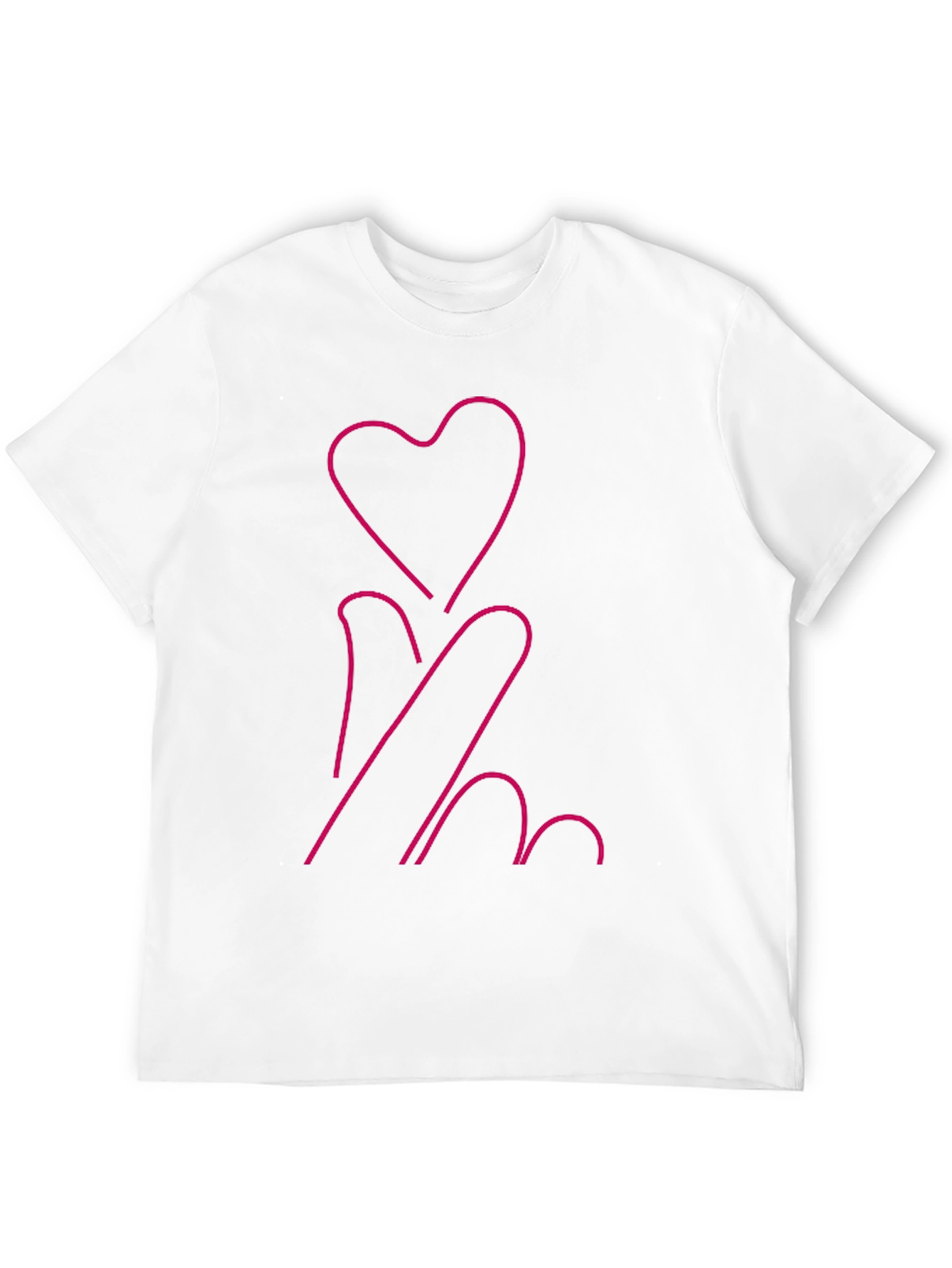 Heart Finger Symbol Tee - Express Your Love