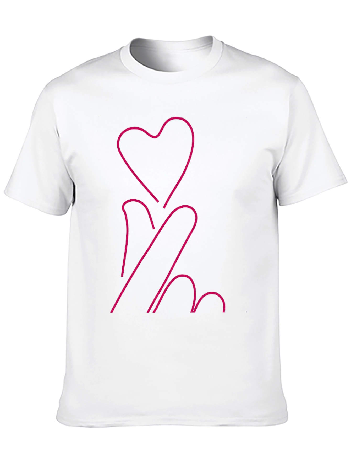 Heart Finger Symbol Tee - Express Your Love