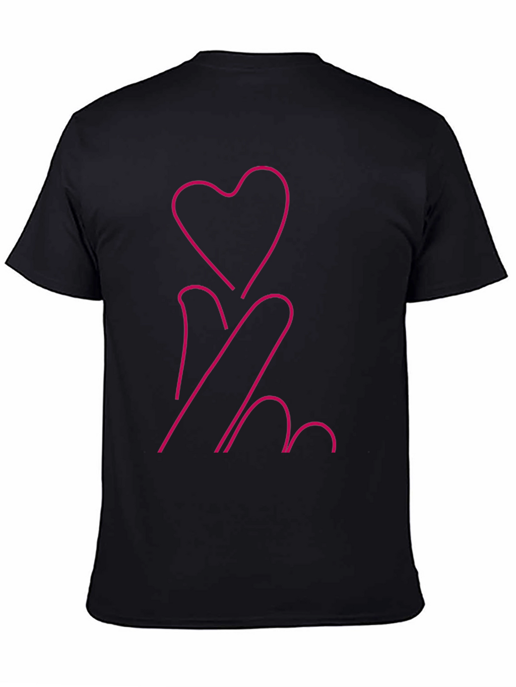 Heart Finger Symbol Tee - Express Your Love