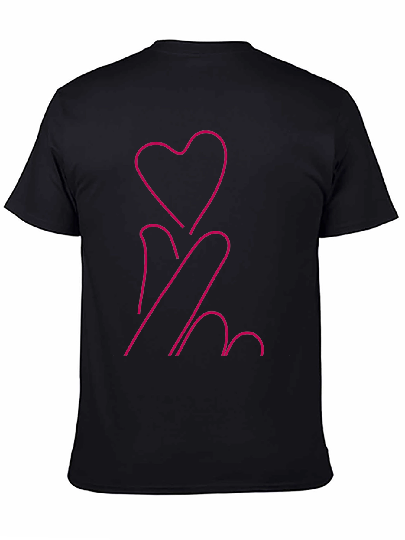 Heart Finger Symbol Tee - Express Your Love