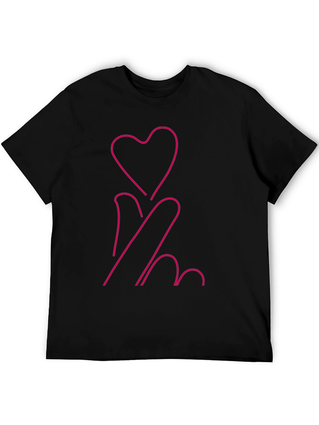 Heart Finger Symbol Tee - Express Your Love