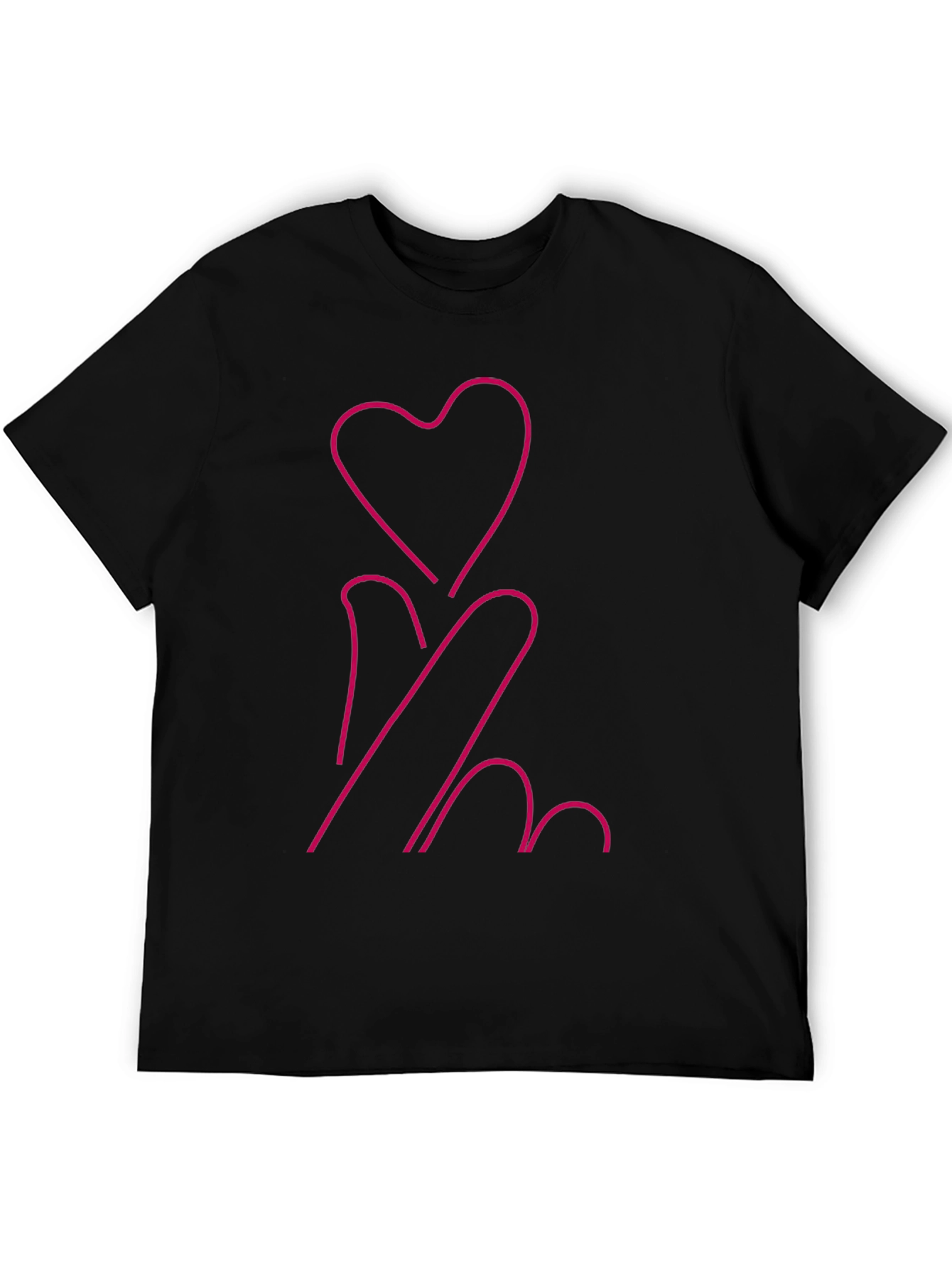 Heart Finger Symbol Tee - Express Your Love
