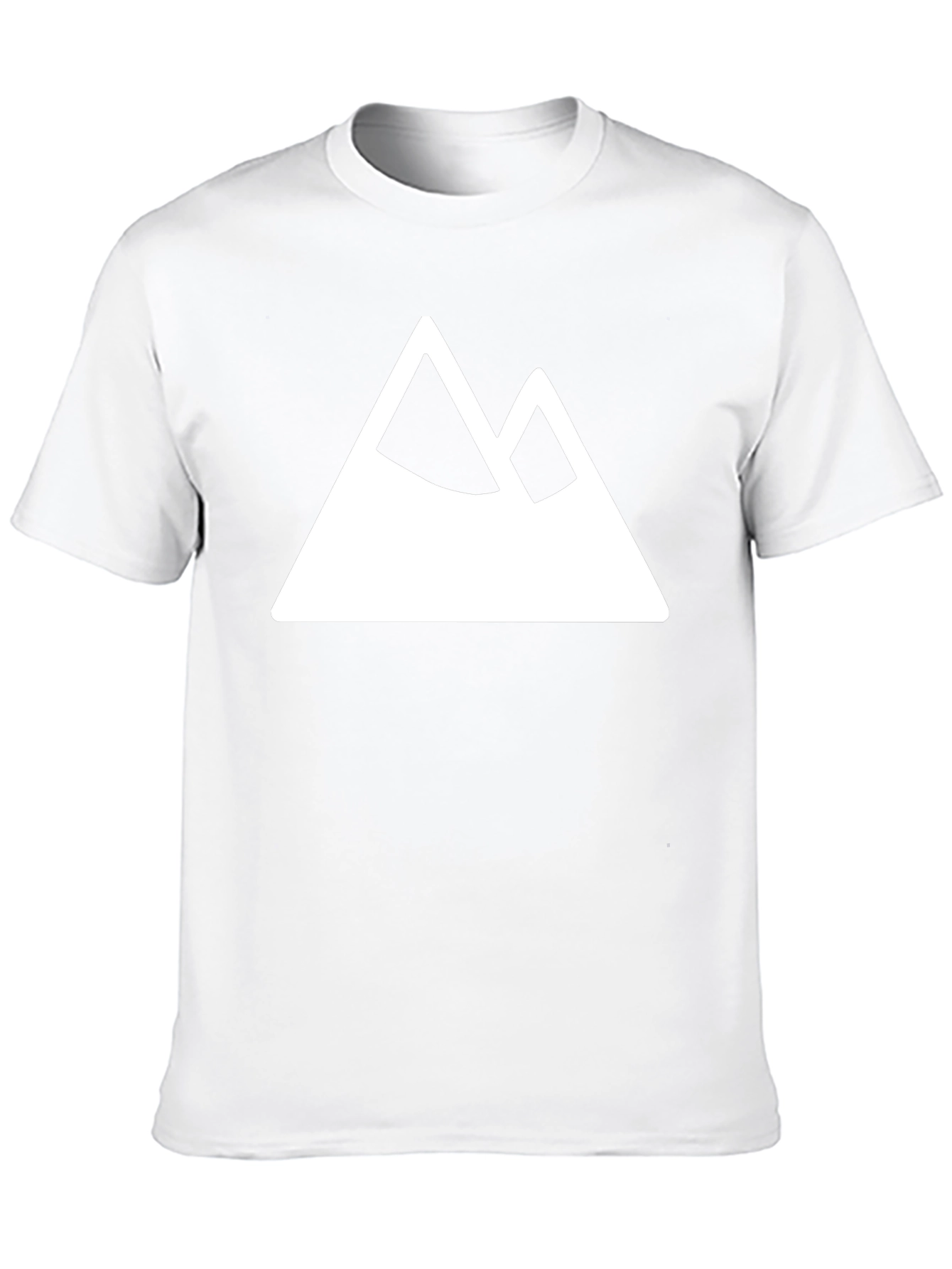 Mountain Peak Graphic Tee - Black Cotton