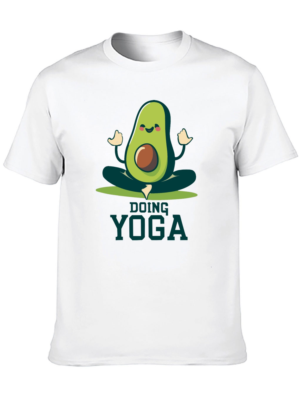 Avocado Yoga T-Shirt - Funny Meditating Graphic Tee