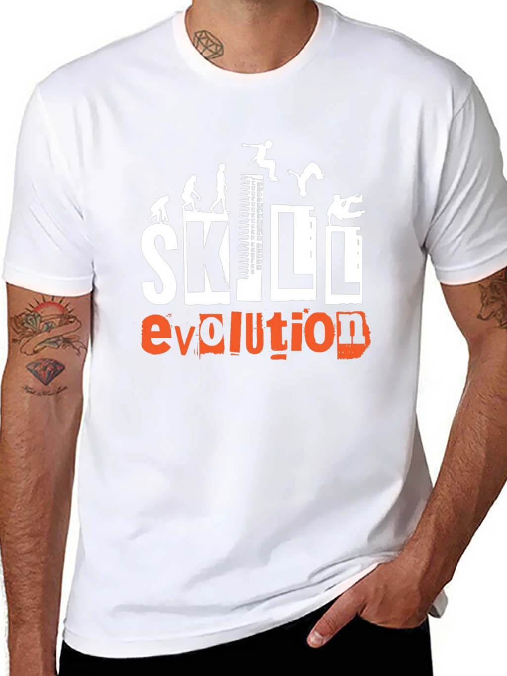Skill Evolution Black T-Shirt