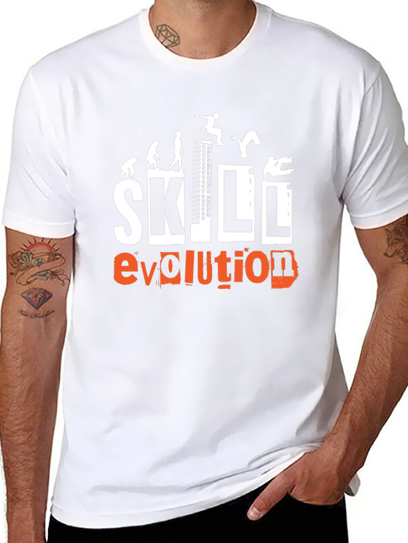 Skill Evolution Black T-Shirt