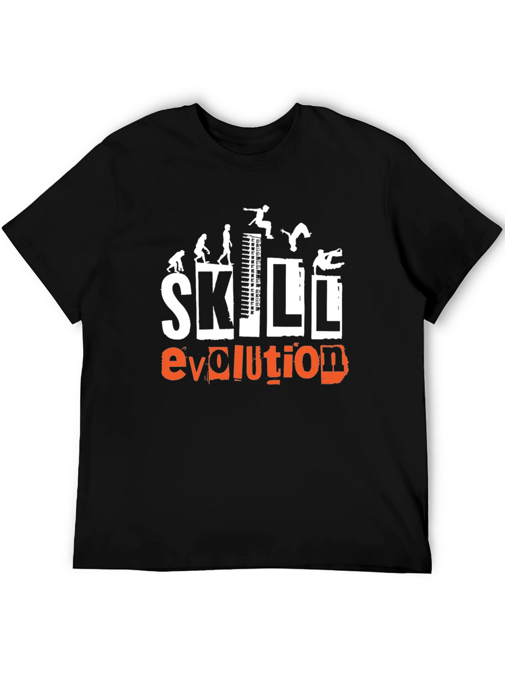 Skill Evolution Black T-Shirt