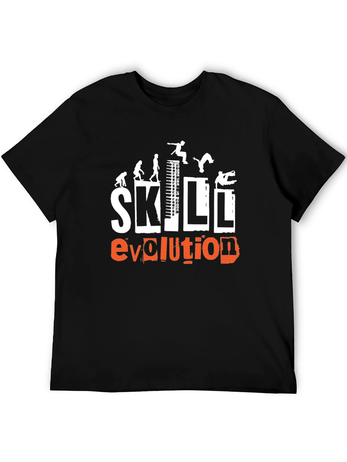 Skill Evolution Black T-Shirt