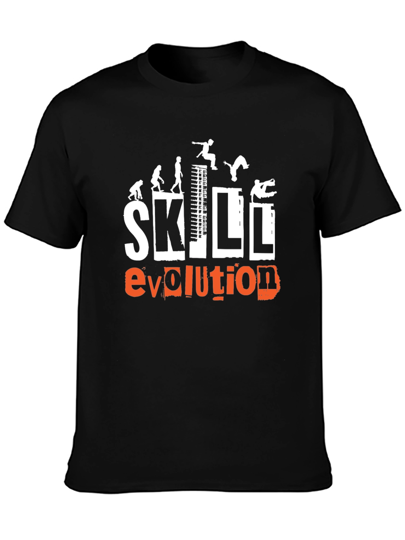 Skill Evolution Black T-Shirt
