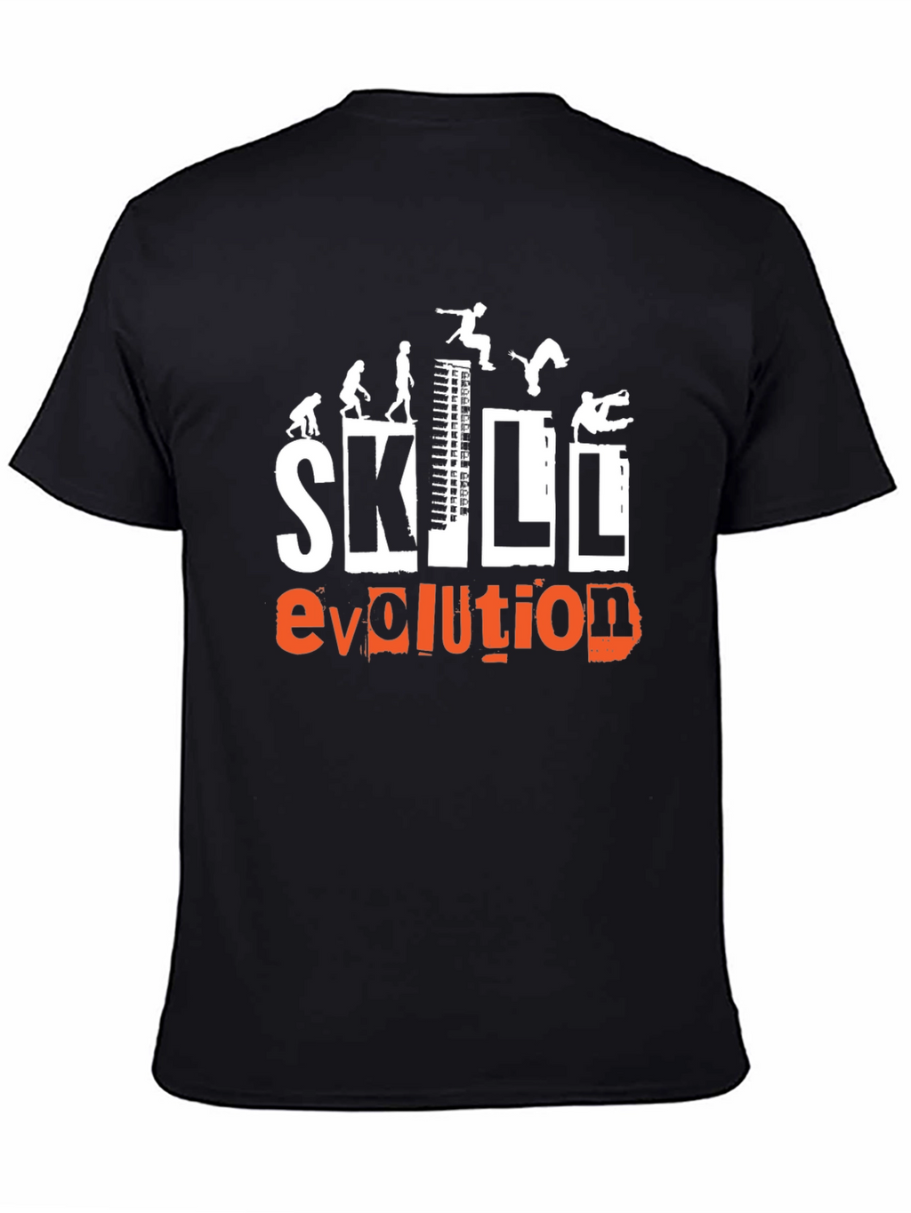 Skill Evolution Black T-Shirt