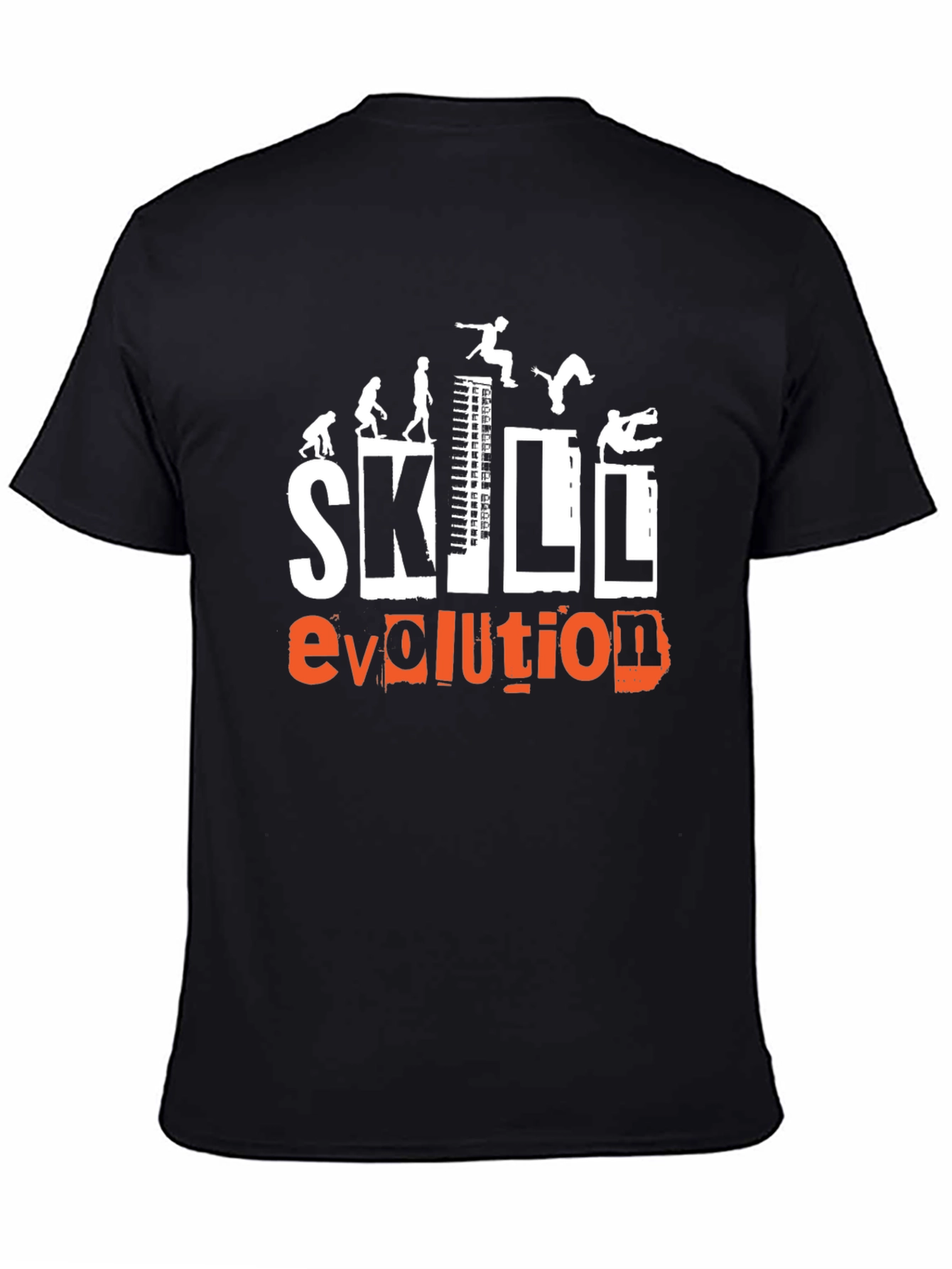 Skill Evolution Black T-Shirt