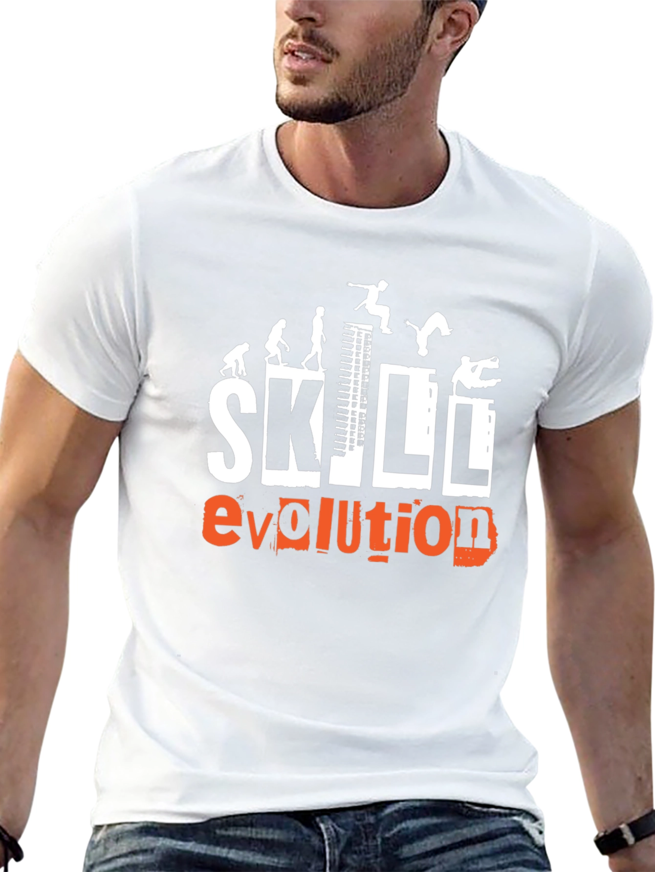 Skill Evolution Black T-Shirt